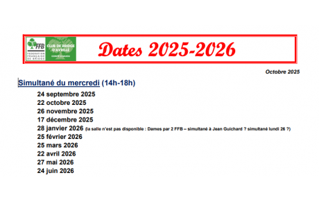 Agenda 2025-2026